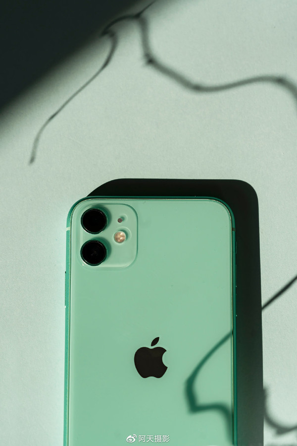 iPhone 11選用雙拍攝像體系（圖片來(lái)自@阿天拍攝）